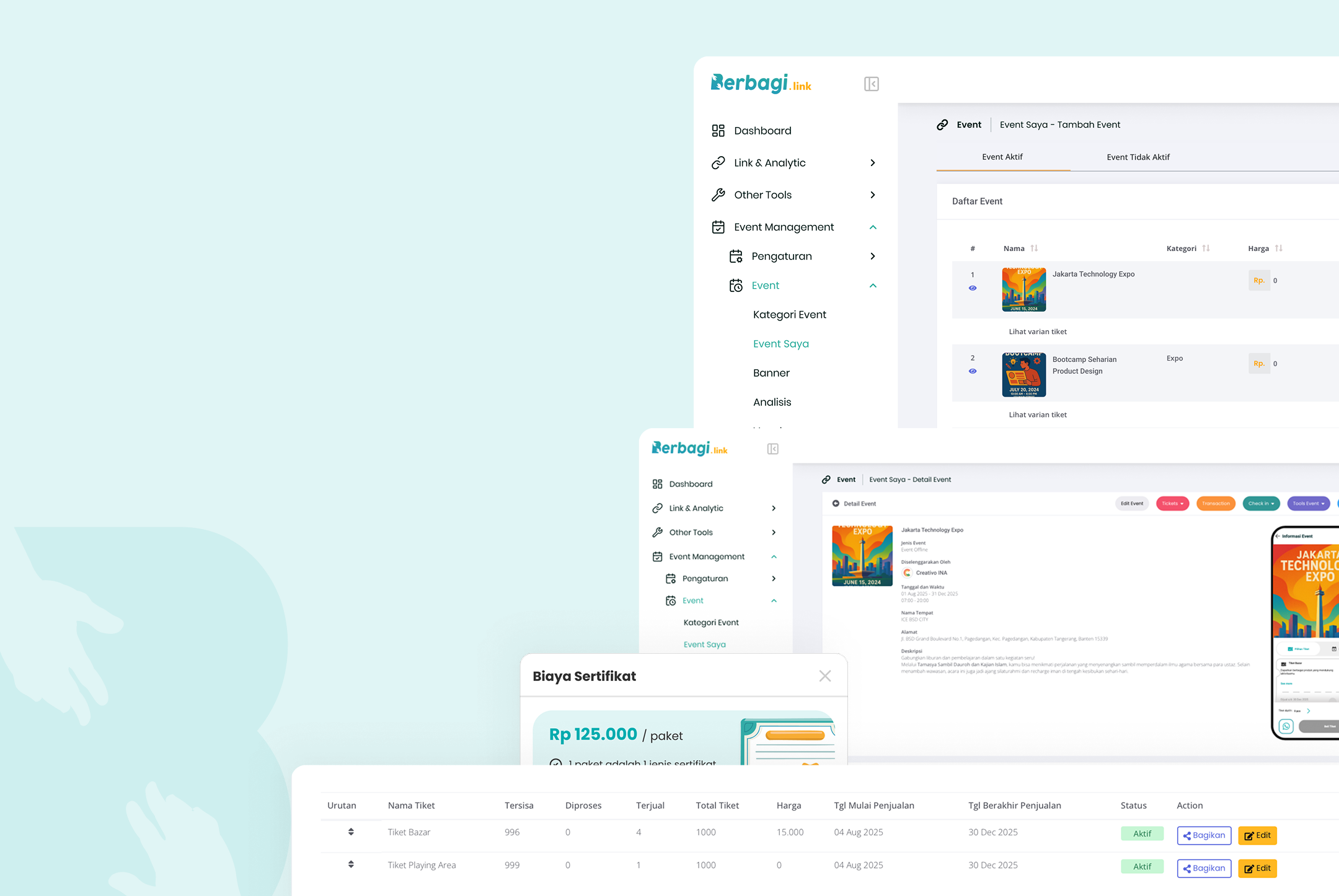 Event Management Dashboard